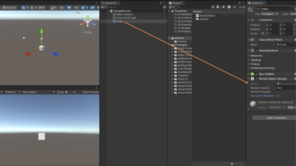 How to Rotate an Object Using One Finger in Unity - Omitram